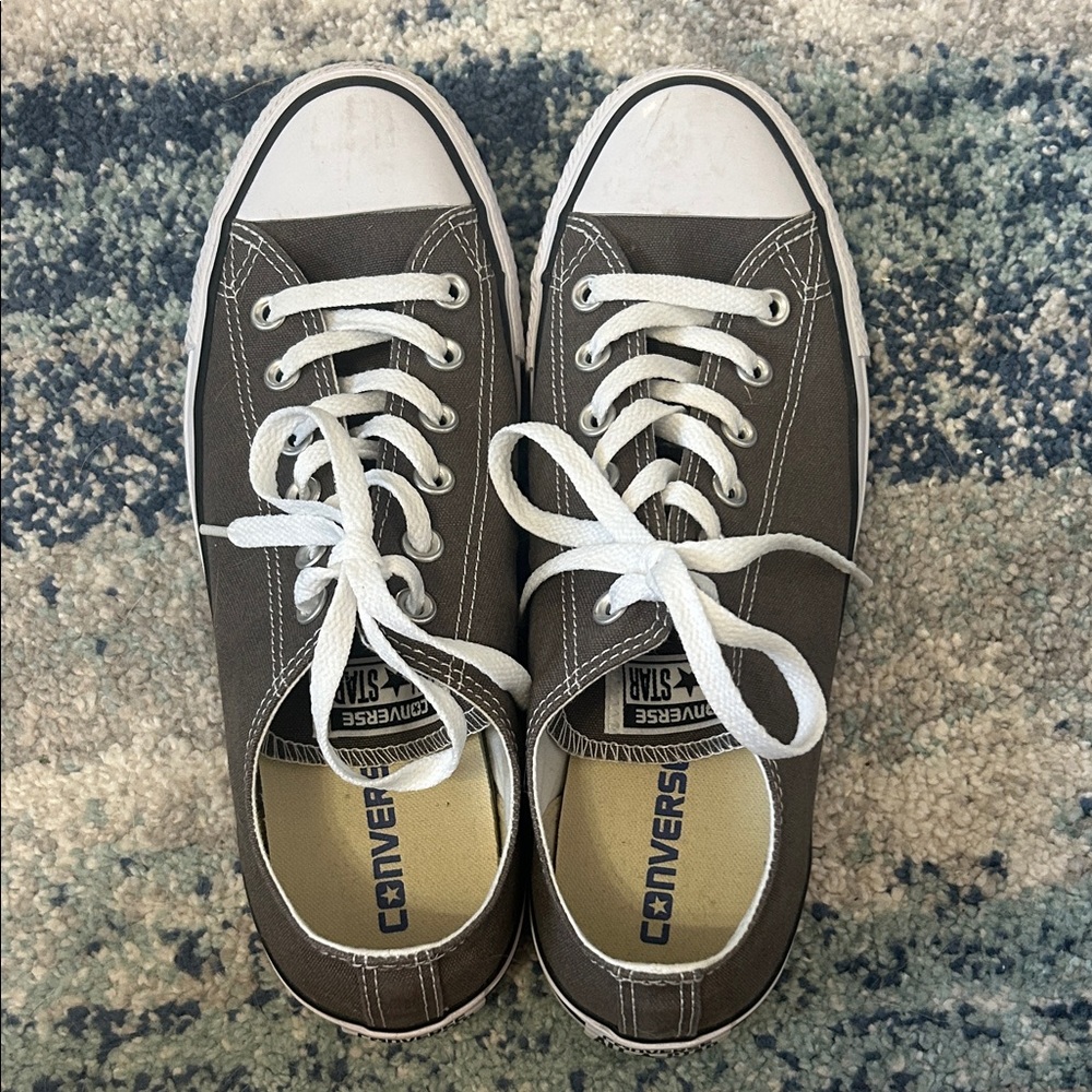 Converse Charcoal Low-Top Sneakers